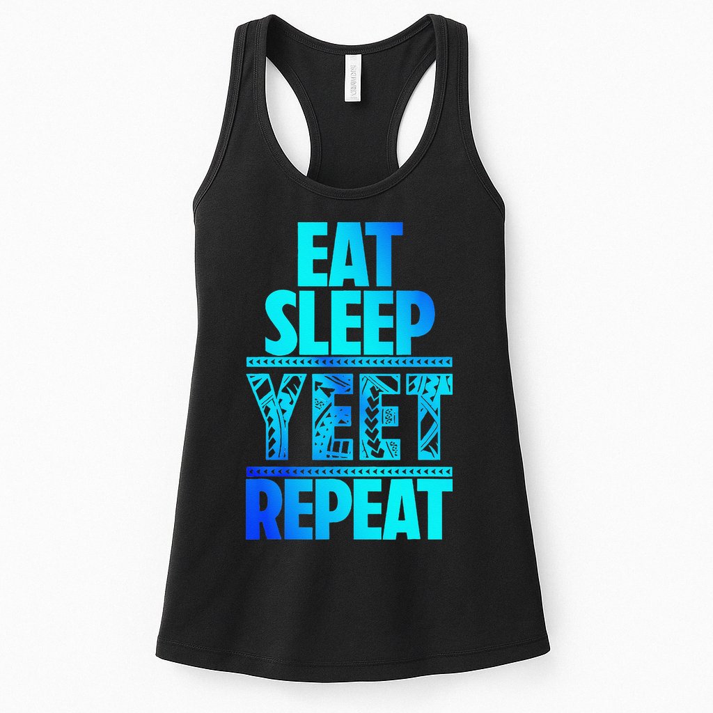 Eat Sleep Yeet Repeat Vintage Jey Yeet Womens Tank Top