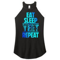 Eat Sleep Yeet Repeat Vintage Jey Yeet Women's Perfect Tri Rocker Tank