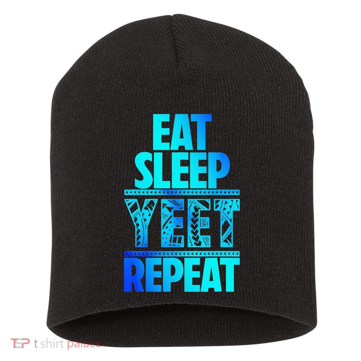 Eat Sleep Yeet Repeat Vintage Jey Yeet Short Acrylic Beanie