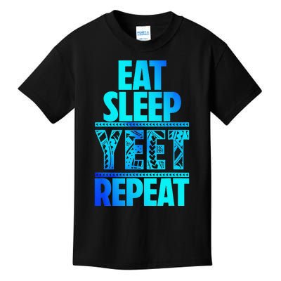 Eat Sleep Yeet Repeat Vintage Jey Yeet Kids T-Shirt