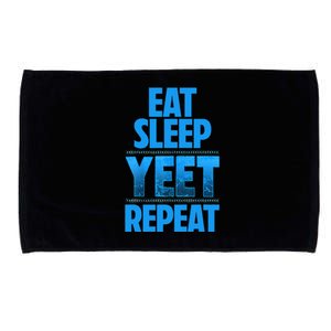 Eat Sleep Yeet Repeat Microfiber Hand Towel