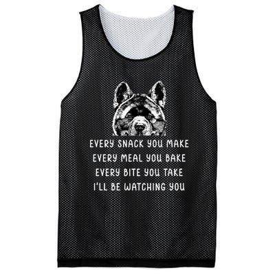 Every Snack You Make Every Meal You Bake Akita Inu Mesh Reversible Basketball Jersey Tank