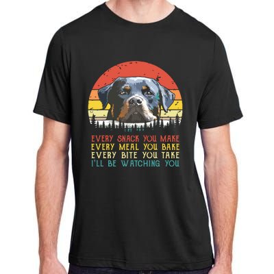 Every Snack You Make Dog Shirts Rottie Mom Cute Rottweiler Adult ChromaSoft Performance T-Shirt