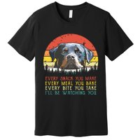 Every Snack You Make Dog Shirts Rottie Mom Cute Rottweiler Premium T-Shirt