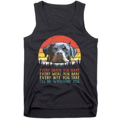 Every Snack You Make Dog Shirts Rottie Mom Cute Rottweiler Tank Top