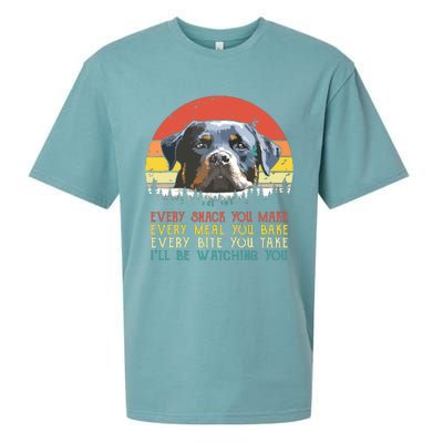 Every Snack You Make Dog Shirts Rottie Mom Cute Rottweiler Sueded Cloud Jersey T-Shirt