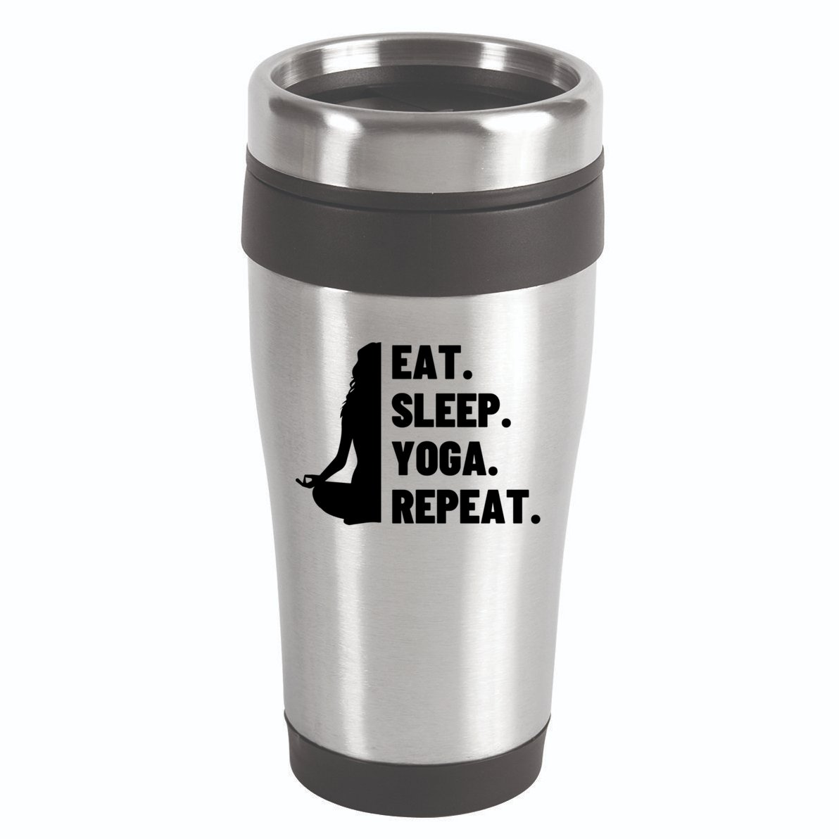 Eat Sleep Yoga Repeat Pilates Great Gift 16oz Travel Tumbler
