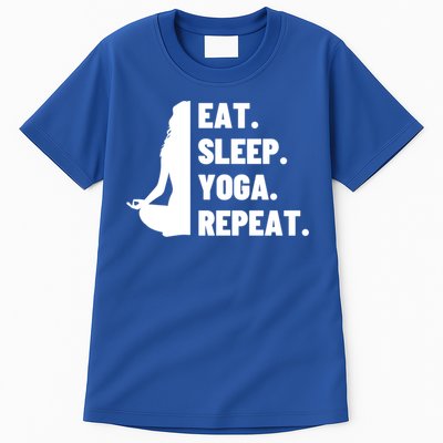 Eat Sleep Yoga Repeat Pilates Great Gift Tall T-Shirt