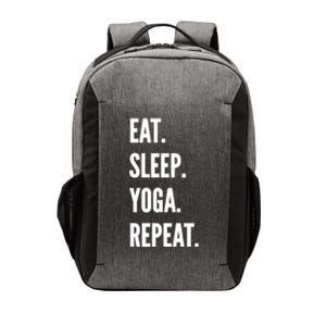 Eat Sleep Yoga Repeat Favorite Hobby Gift Meaningful Gift Vector Backpack