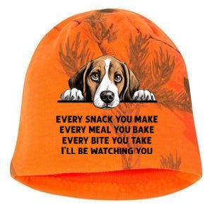 Every Snack You Make Every Meal You Bake Funny Beagle Kati - Camo Knit Beanie