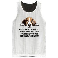 Every Snack You Make Every Meal You Bake Funny Beagle Mesh Reversible Basketball Jersey Tank