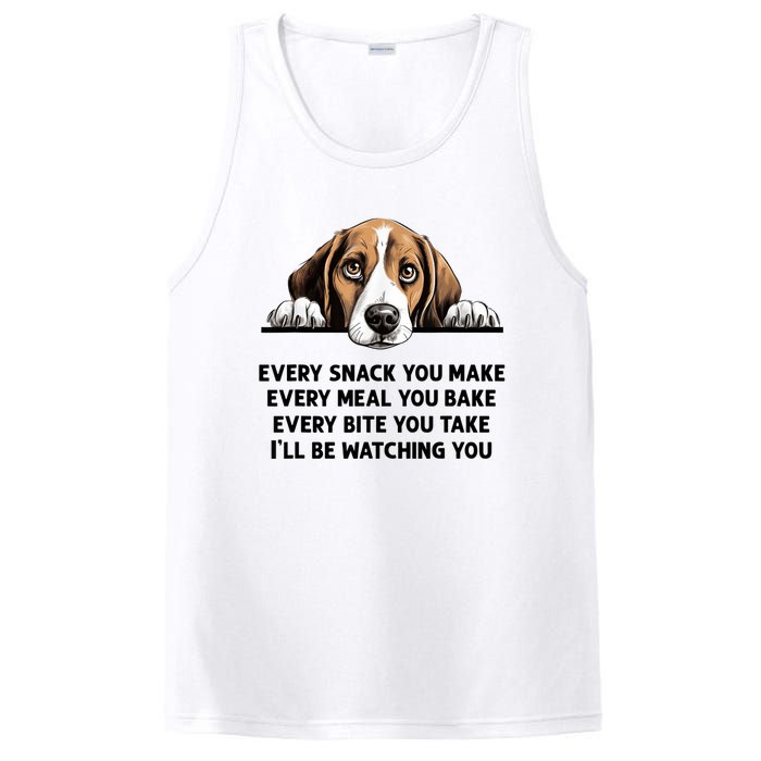 Every Snack You Make Every Meal You Bake Funny Beagle PosiCharge Competitor Tank