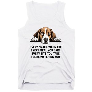 Every Snack You Make Every Meal You Bake Funny Beagle Tank Top