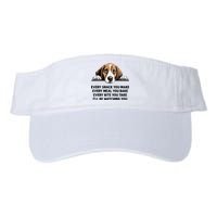 Every Snack You Make Every Meal You Bake Funny Beagle Valucap Bio-Washed Visor