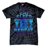 Eat Sleep Yeet Repeat Vintage Tie-Dye T-Shirt