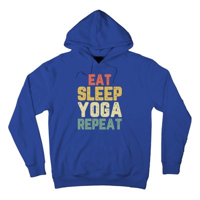 Eat Sleep Yoga Repeat Teacher Spiritual Vintage Gift Hoodie