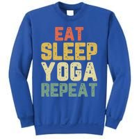 Eat Sleep Yoga Repeat Teacher Spiritual Vintage Gift Sweatshirt