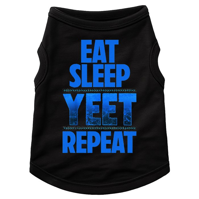Eat Sleep Yeet Repeat Vintage Yeet Apparel Saying Doggie Tank