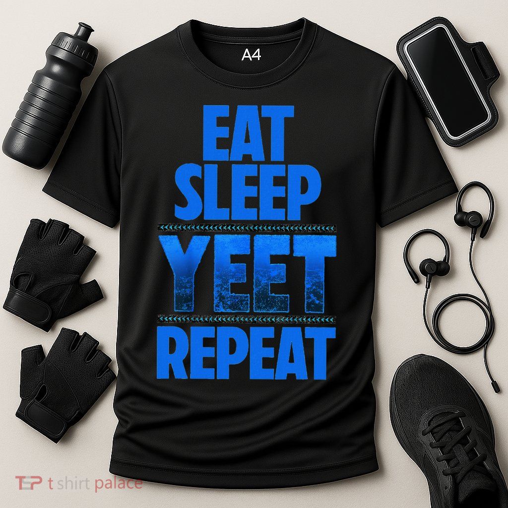 Eat Sleep Yeet Repeat Vintage Yeet Apparel Saying Performance Shirt
