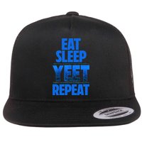 Eat Sleep Yeet Repeat Vintage Yeet Apparel Saying Flatbill Hat
