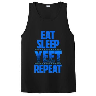 Eat Sleep Yeet Repeat Vintage Yeet Apparel Saying PosiCharge Competitor Tank