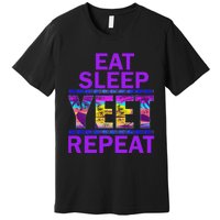 Eat Sleep Yeet Repeat Vintage Yeet Apparel Saying Premium T-Shirt