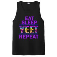 Eat Sleep Yeet Repeat Vintage Yeet Apparel Saying PosiCharge Competitor Tank