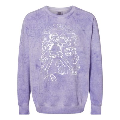 Elmariana Store Zaza Colorblast Crewneck Sweatshirt