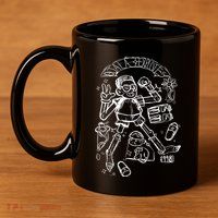 Elmariana Store Zaza 11oz C Handle Ceramic Mug