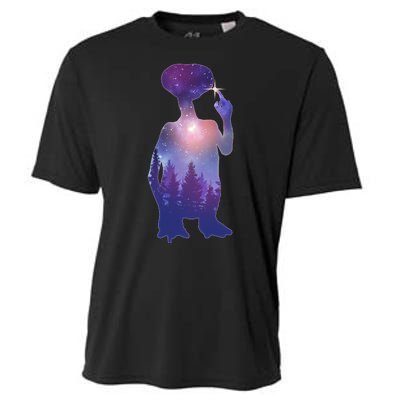 ET Alien Galaxy Forest Cooling Performance Crew T-Shirt