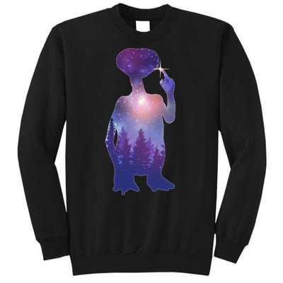 ET Alien Galaxy Forest Sweatshirt