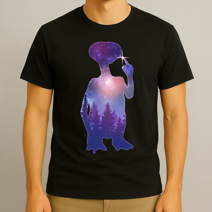 ET Alien Galaxy Forest T-Shirt