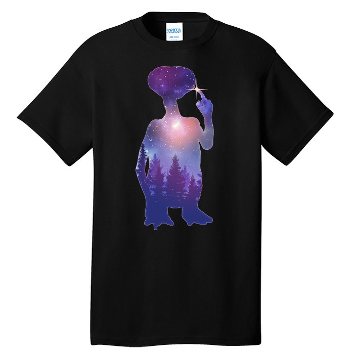 ET Alien Galaxy Forest Tall T-Shirt