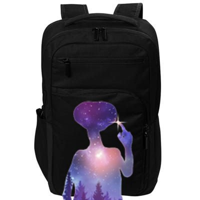 ET Alien Galaxy Forest Impact Tech Backpack