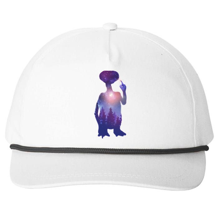 ET Alien Galaxy Forest Snapback Five-Panel Rope Hat