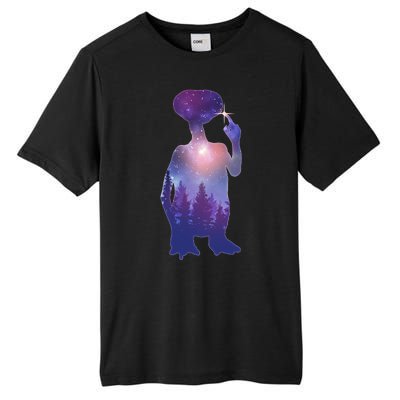 ET Alien Galaxy Forest Tall Fusion ChromaSoft Performance T-Shirt