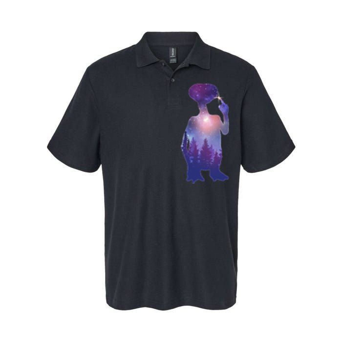 ET Alien Galaxy Forest Softstyle Adult Sport Polo