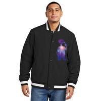 ET Alien Galaxy Forest Insulated Varsity Jacket