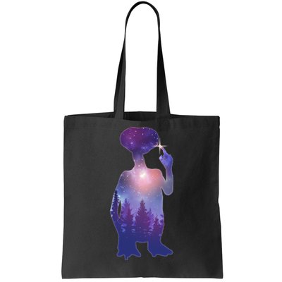 ET Alien Galaxy Forest Tote Bag