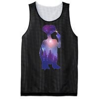 ET Alien Galaxy Forest Mesh Reversible Basketball Jersey Tank