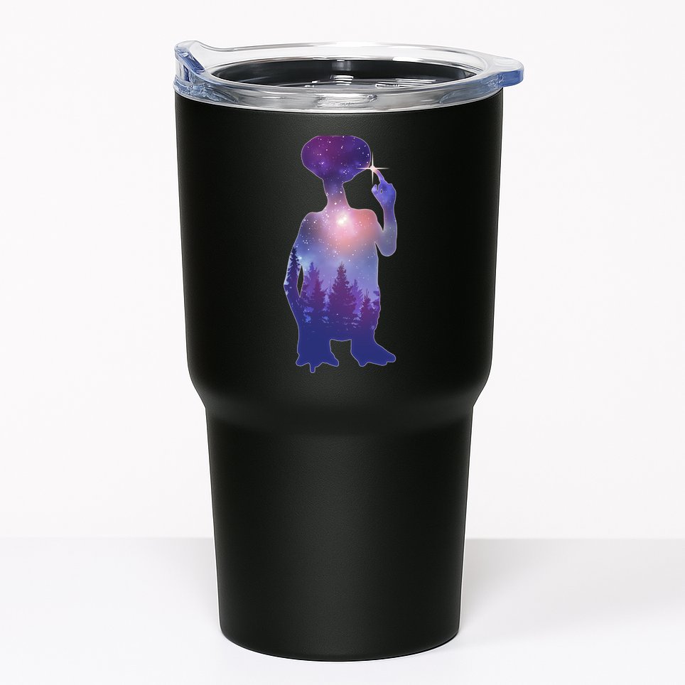 ET Alien Galaxy Forest Tumbler