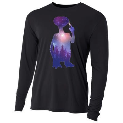 ET Alien Galaxy Forest Cooling Performance Long Sleeve Crew