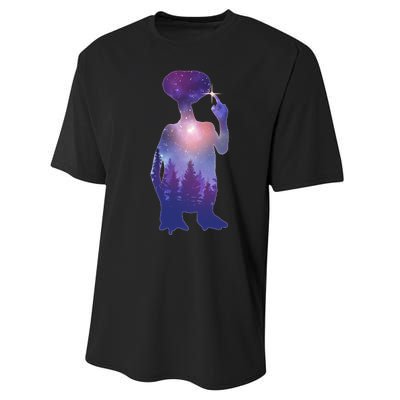 ET Alien Galaxy Forest Performance Sprint T-Shirt