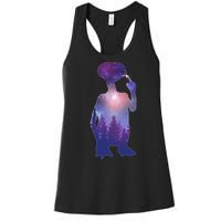 ET Alien Galaxy Forest Women's Racerback Tank