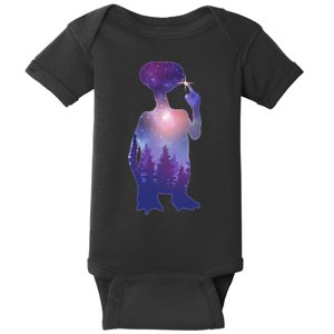 ET Alien Galaxy Forest Baby Bodysuit