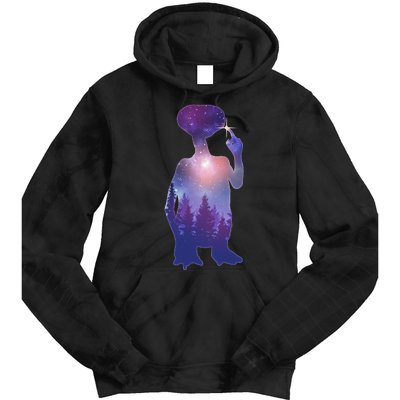 ET Alien Galaxy Forest Tie Dye Hoodie