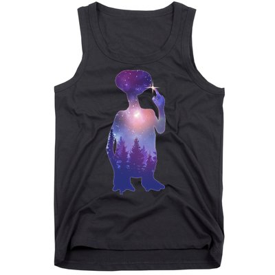 ET Alien Galaxy Forest Tank Top