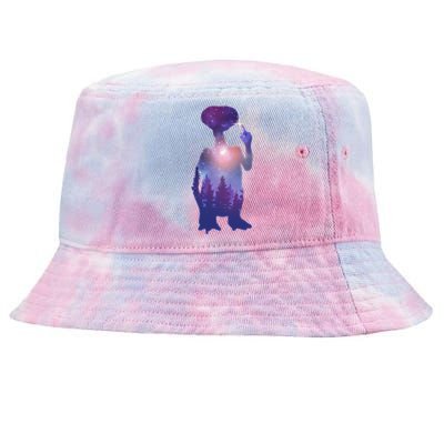 ET Alien Galaxy Forest Tie-Dyed Bucket Hat