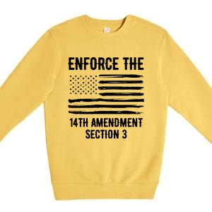 Enforce The 14th Amendment Section 3 Premium Crewneck Sweatshirt