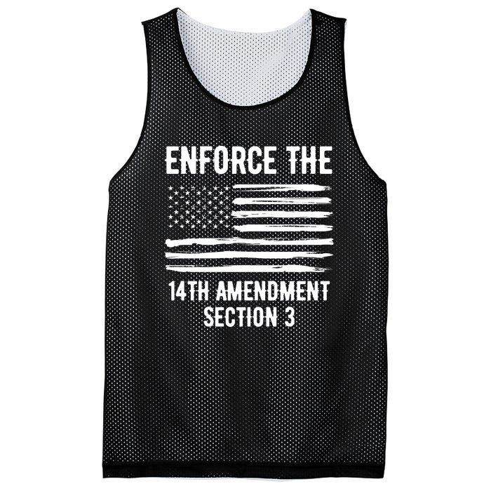 Enforce The 14th Amendment Section 3 Mesh Reversible Basketball Jersey Tank